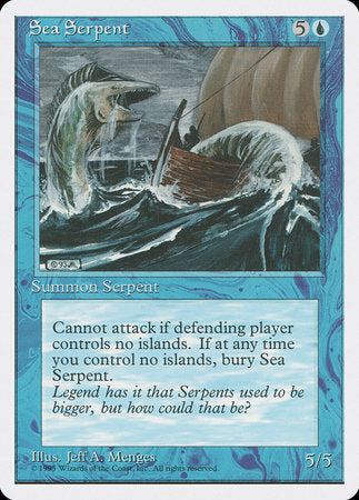 Sea Serpent [Fourth Edition] | Lots Moore NSW
