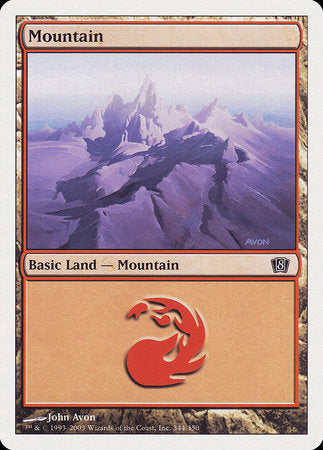 Mountain (344) [Eighth Edition] | Lots Moore NSW