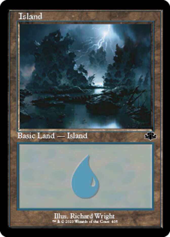 Island (405) (Retro) [Dominaria Remastered] | Lots Moore NSW
