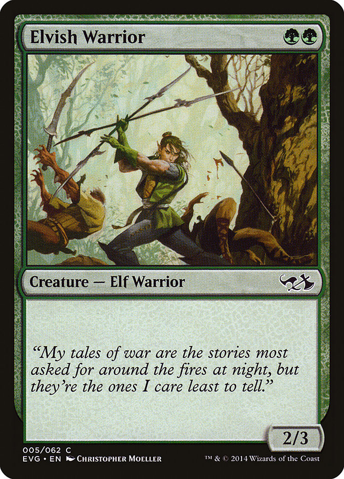 Elvish Warrior (Elves vs. Goblins) [Duel Decks Anthology] | Lots Moore NSW