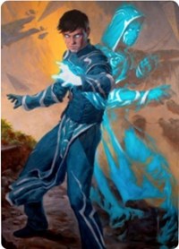 Jace, Mirror Mage 1 Art Card [Zendikar Rising Art Series] | Lots Moore NSW