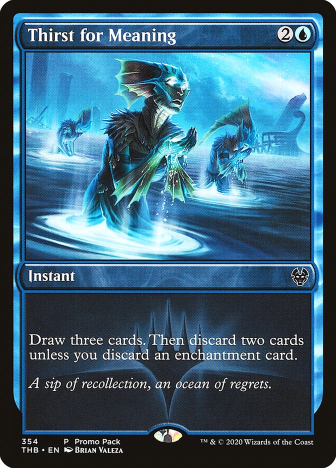 Thirst for Meaning (Promo Pack) [Theros Beyond Death Promos] | Lots Moore NSW