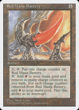 Red Mana Battery [Fourth Edition] | Lots Moore NSW