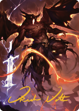 Balor Art Card (Gold-Stamped Signature) [Commander Legends: Battle for Baldur's Gate Art Series] | Lots Moore NSW