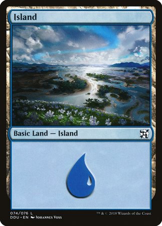 Island (74) [Duel Decks: Elves vs. Inventors] | Lots Moore NSW