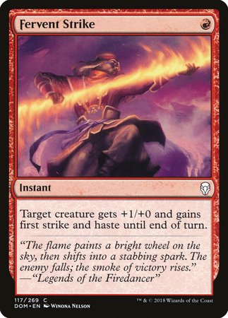 Fervent Strike [Dominaria] | Lots Moore NSW