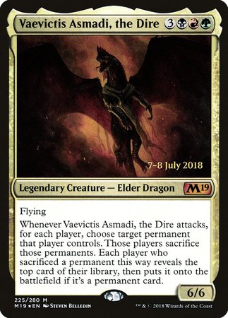 Vaevictis Asmadi, The Dire [Core Set 2019 Promos] | Lots Moore NSW