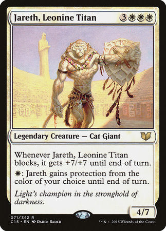 Jareth, Leonine Titan [Commander 2015] | Lots Moore NSW