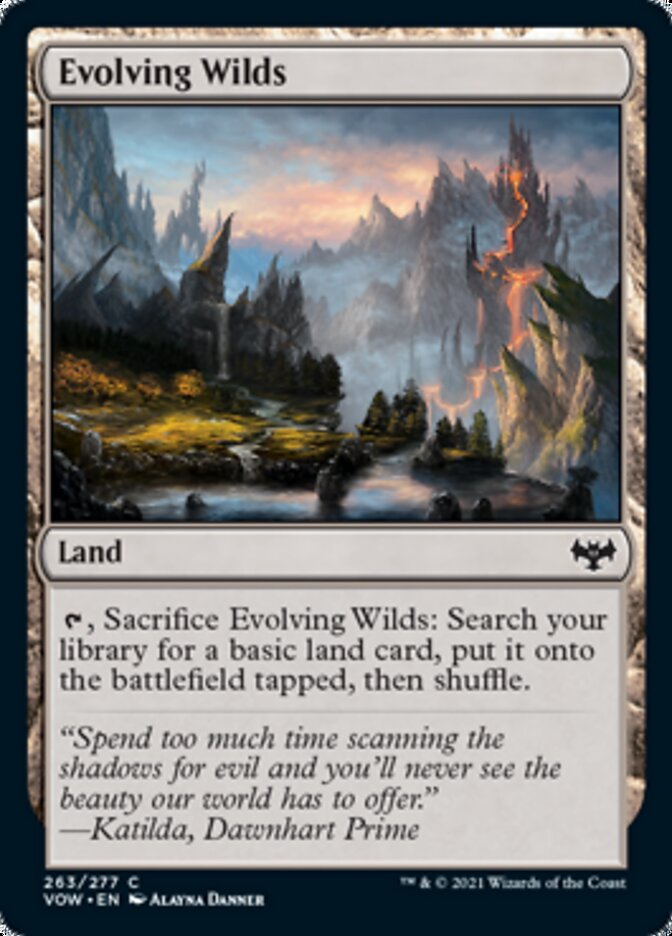 Evolving Wilds [Innistrad: Crimson Vow] | Lots Moore NSW