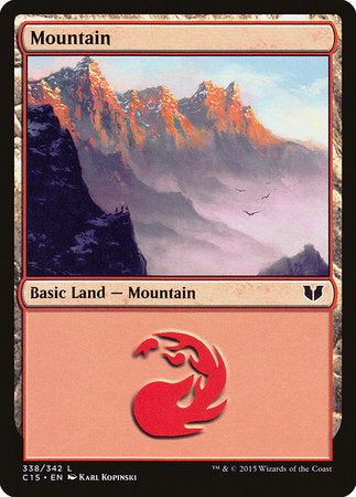 Mountain (338) [Commander 2015] | Lots Moore NSW