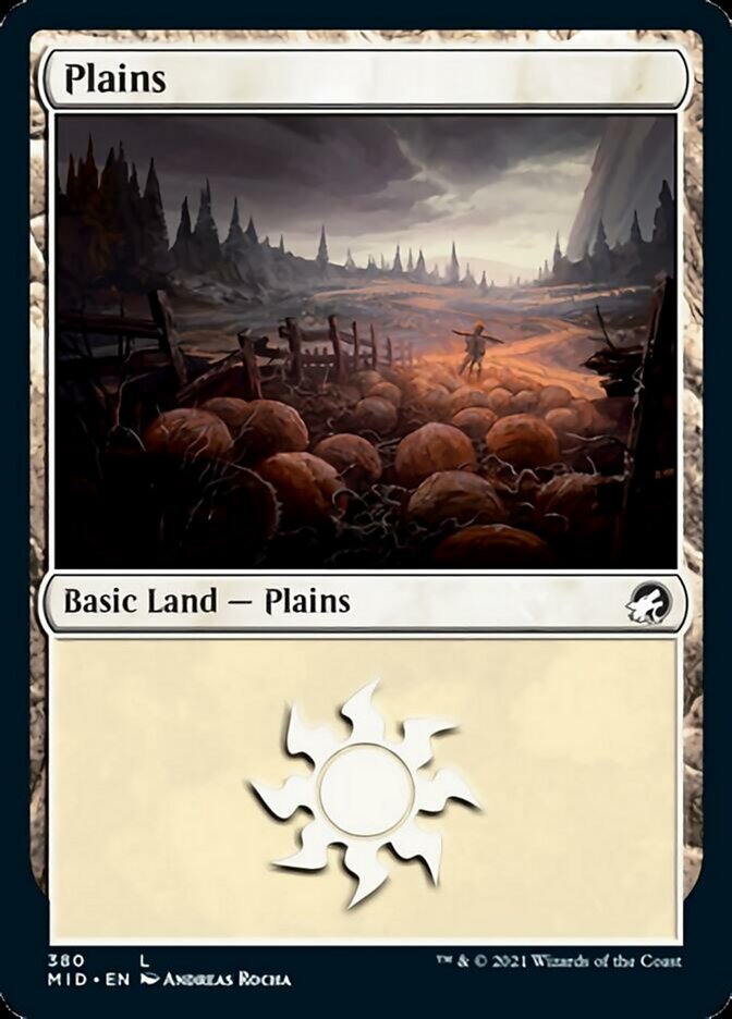 Plains (380) [Innistrad: Midnight Hunt] | Lots Moore NSW