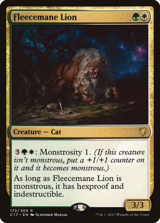 Fleecemane Lion [Commander 2017] | Lots Moore NSW