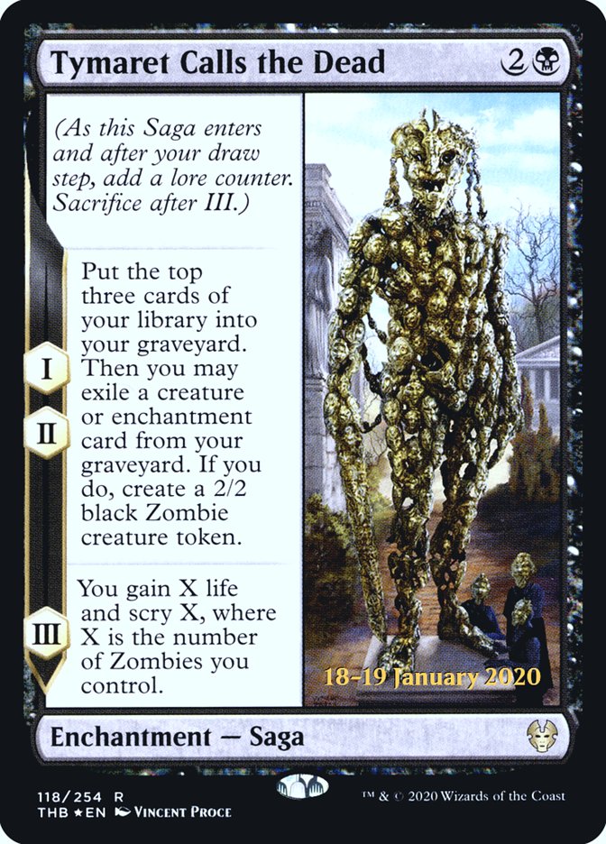 Tymaret Calls the Dead [Theros Beyond Death Prerelease Promos] | Lots Moore NSW