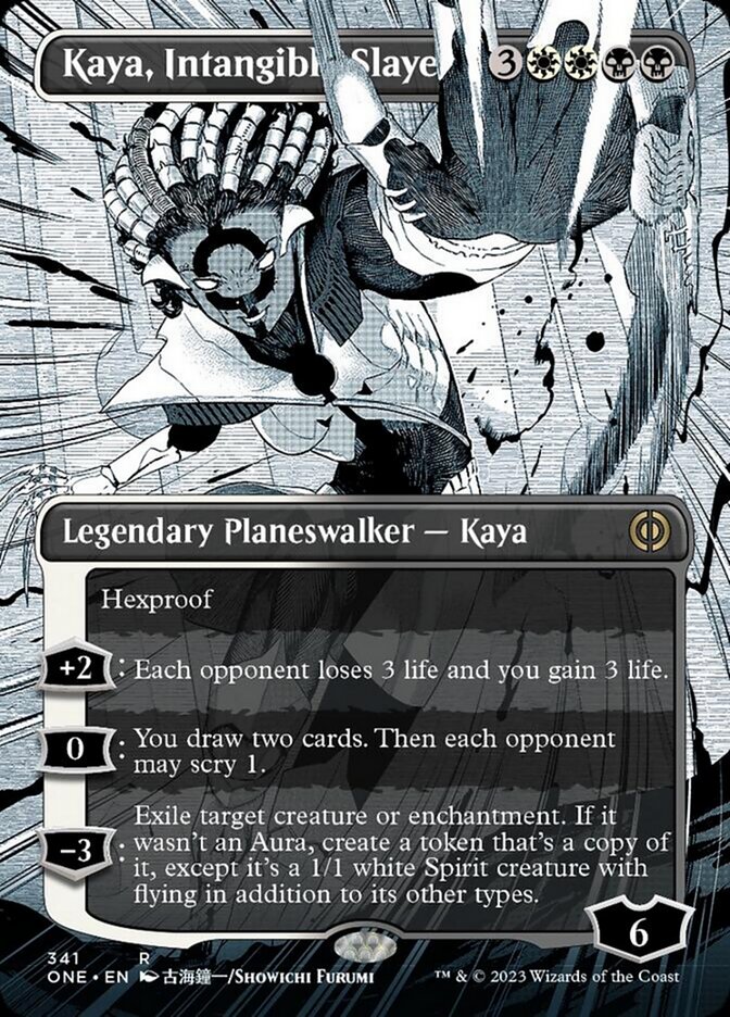 Kaya, Intangible Slayer (Borderless Manga) [Phyrexia: All Will Be One] | Lots Moore NSW