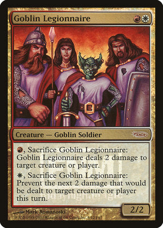 Goblin Legionnaire [Friday Night Magic 2007] | Lots Moore NSW