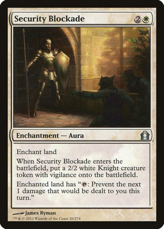 Security Blockade [Return to Ravnica] | Lots Moore NSW