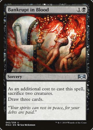 Bankrupt in Blood [Ravnica Allegiance] | Lots Moore NSW