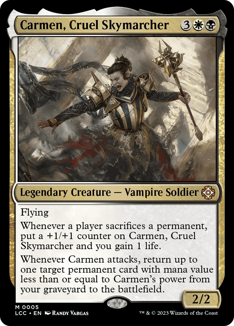 Carmen, Cruel Skymarcher [The Lost Caverns of Ixalan Commander] | Lots Moore NSW