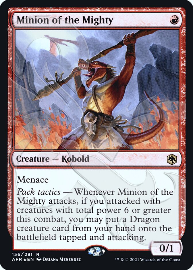 Minion of the Mighty (Ampersand Promo) [Dungeons & Dragons: Adventures in the Forgotten Realms Promos] | Lots Moore NSW