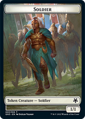 Soldier // Elf Warrior Double-Sided Token [Game Night: Free-for-All Tokens] | Lots Moore NSW