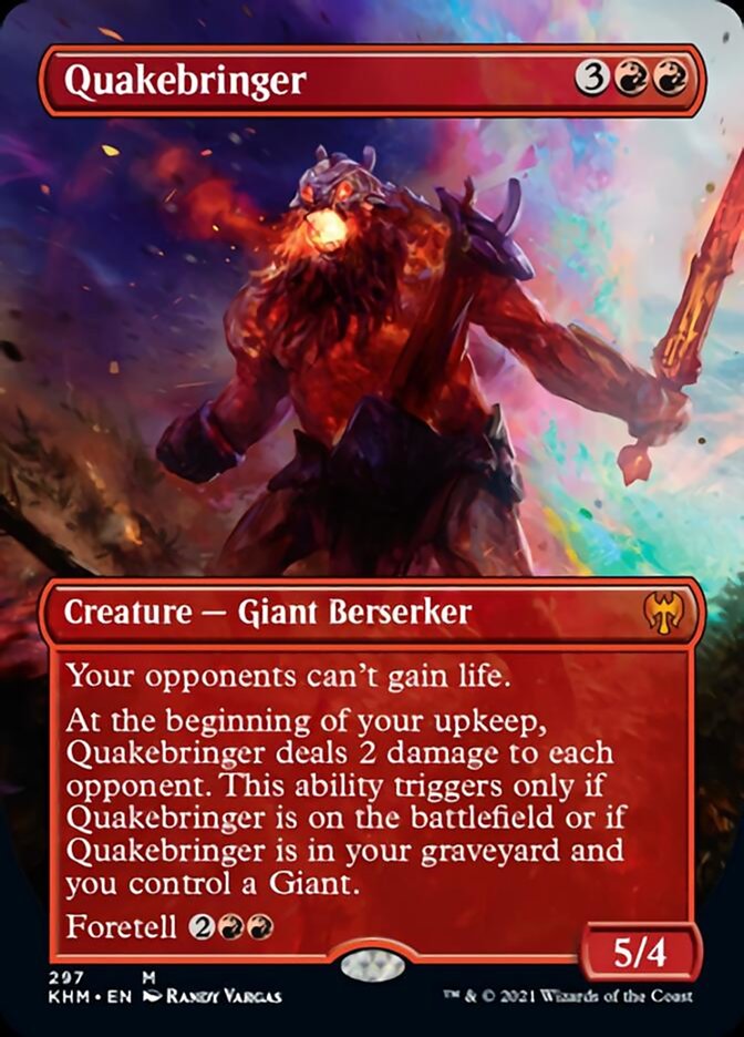 Quakebringer (Borderless Alternate Art) [Kaldheim] | Lots Moore NSW