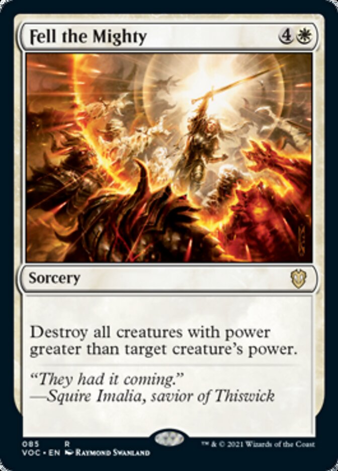 Fell the Mighty [Innistrad: Crimson Vow Commander] | Lots Moore NSW