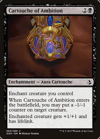 Cartouche of Ambition [Amonkhet] | Lots Moore NSW