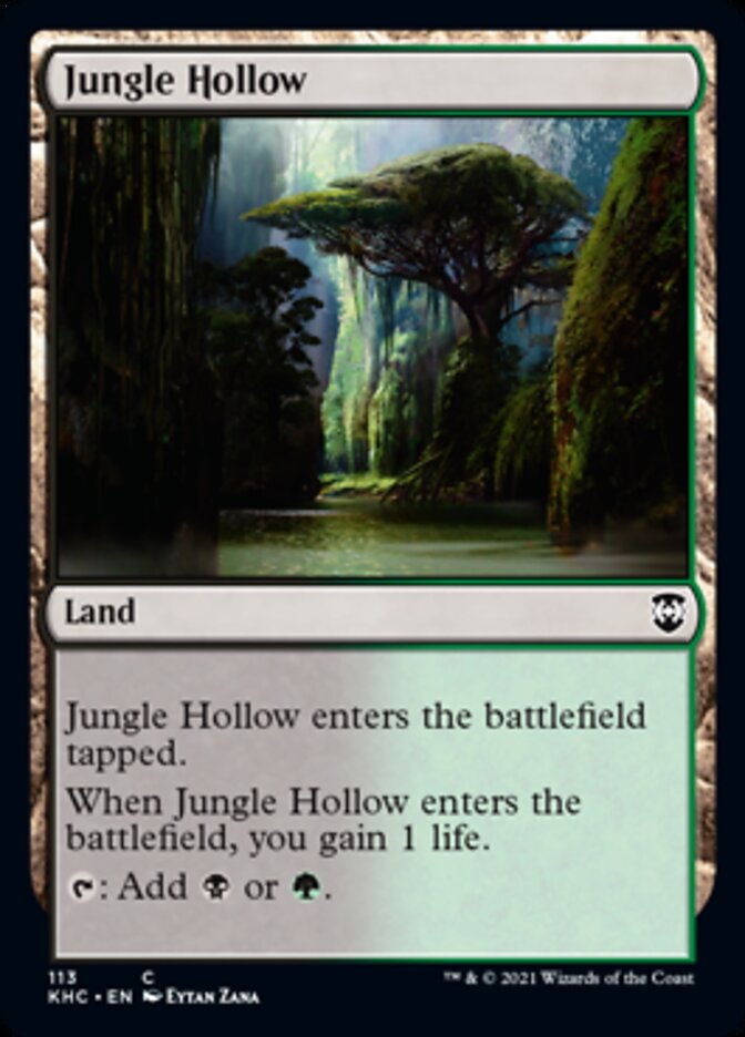 Jungle Hollow [Kaldheim Commander] | Lots Moore NSW