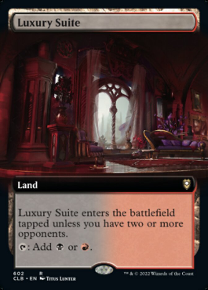 Luxury Suite (Extended Art) [Commander Legends: Battle for Baldur's Gate] | Lots Moore NSW