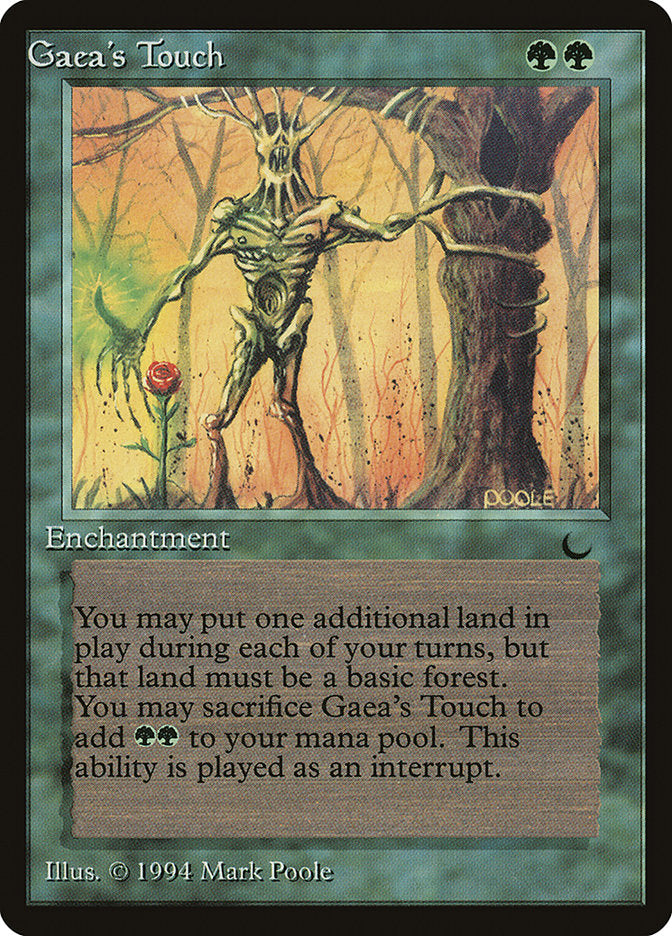 Gaea's Touch (Misprinted) [The Dark] | Lots Moore NSW