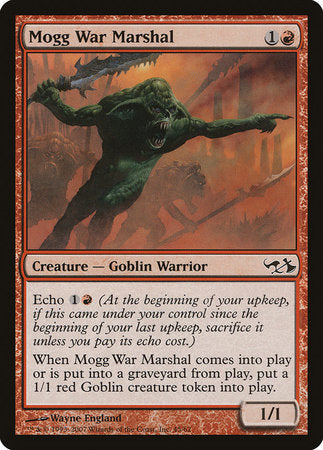 Mogg War Marshal [Duel Decks: Elves vs. Goblins] | Lots Moore NSW