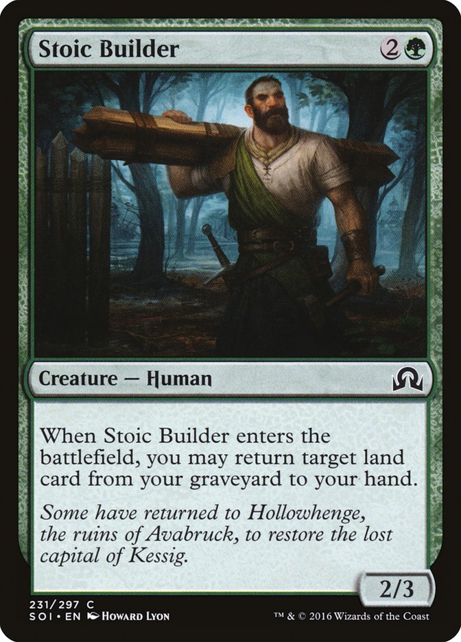 Stoic Builder [Shadows over Innistrad] | Lots Moore NSW