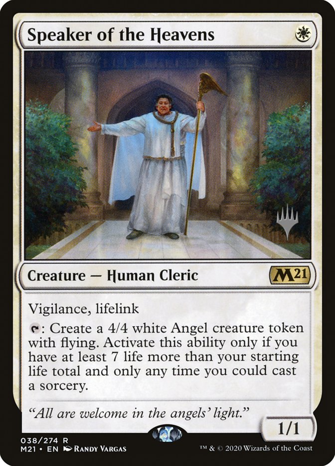 Speaker of the Heavens (Promo Pack) [Core Set 2021 Promos] | Lots Moore NSW