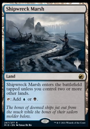 Shipwreck Marsh (Promo Pack) [Innistrad: Midnight Hunt Promos] | Lots Moore NSW