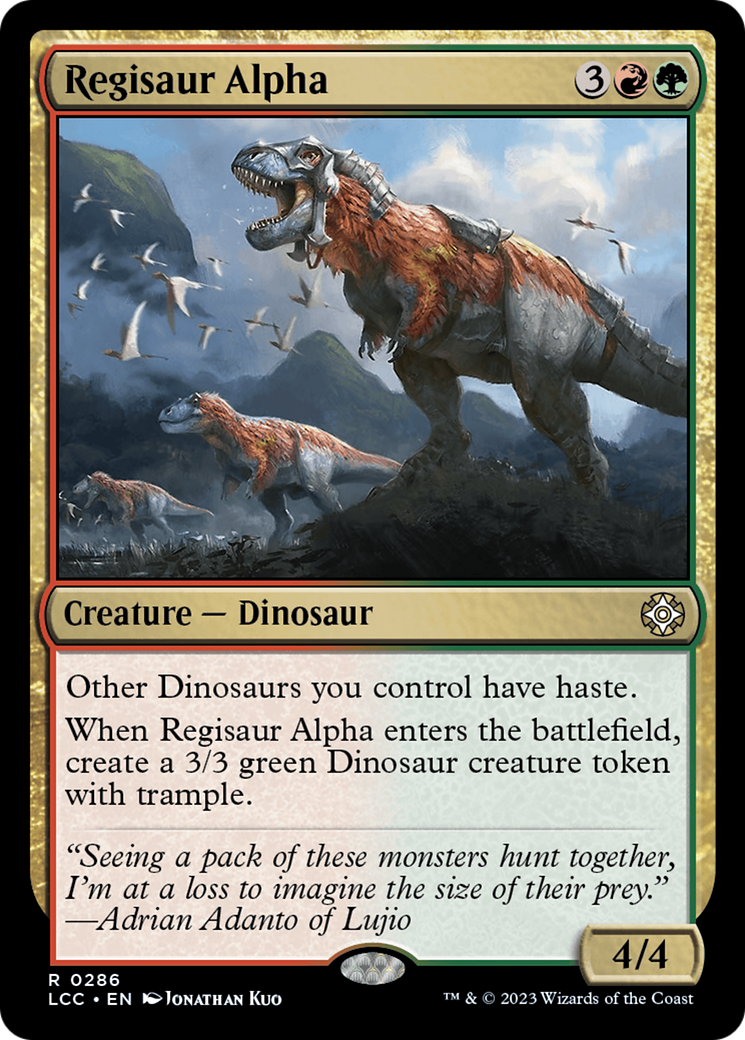 Regisaur Alpha [The Lost Caverns of Ixalan Commander] | Lots Moore NSW