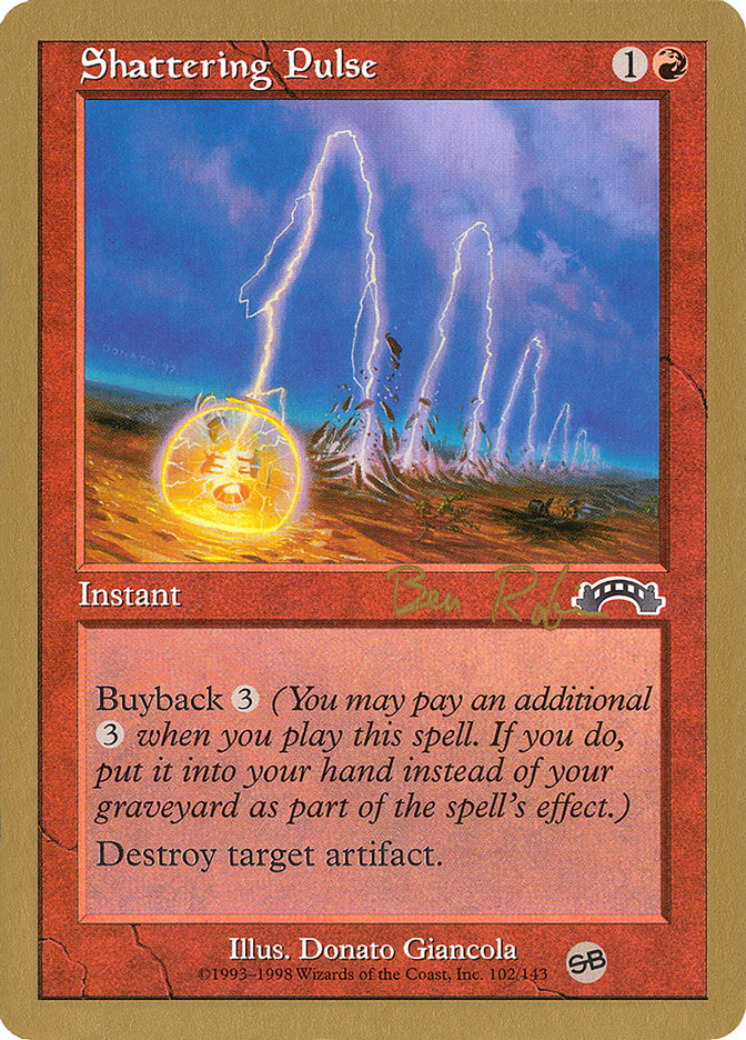 Shattering Pulse (Ben Rubin) (SB) [World Championship Decks 1998] | Lots Moore NSW