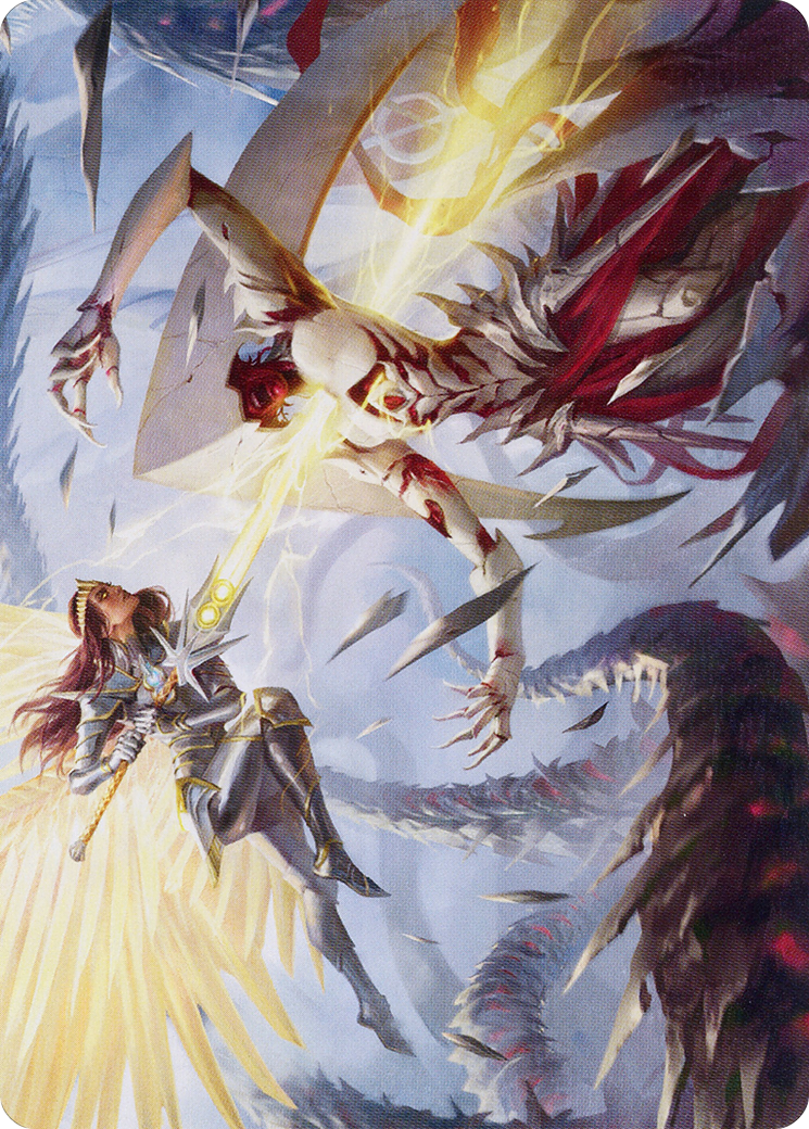 Elspeth's Smite Art Card [March of the Machine Art Series] | Lots Moore NSW
