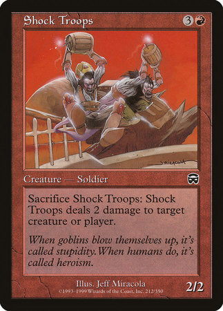 Shock Troops [Mercadian Masques] | Lots Moore NSW