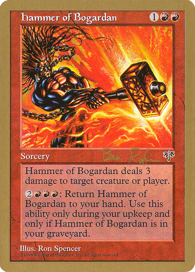 Hammer of Bogardan (Ben Rubin) [World Championship Decks 1998] | Lots Moore NSW