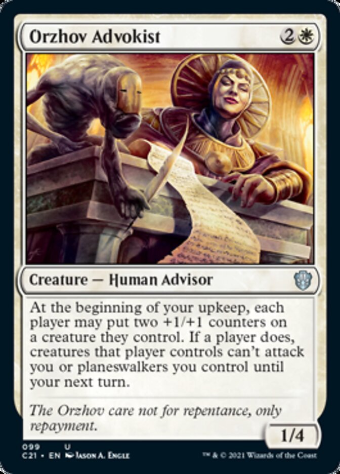 Orzhov Advokist [Commander 2021] | Lots Moore NSW