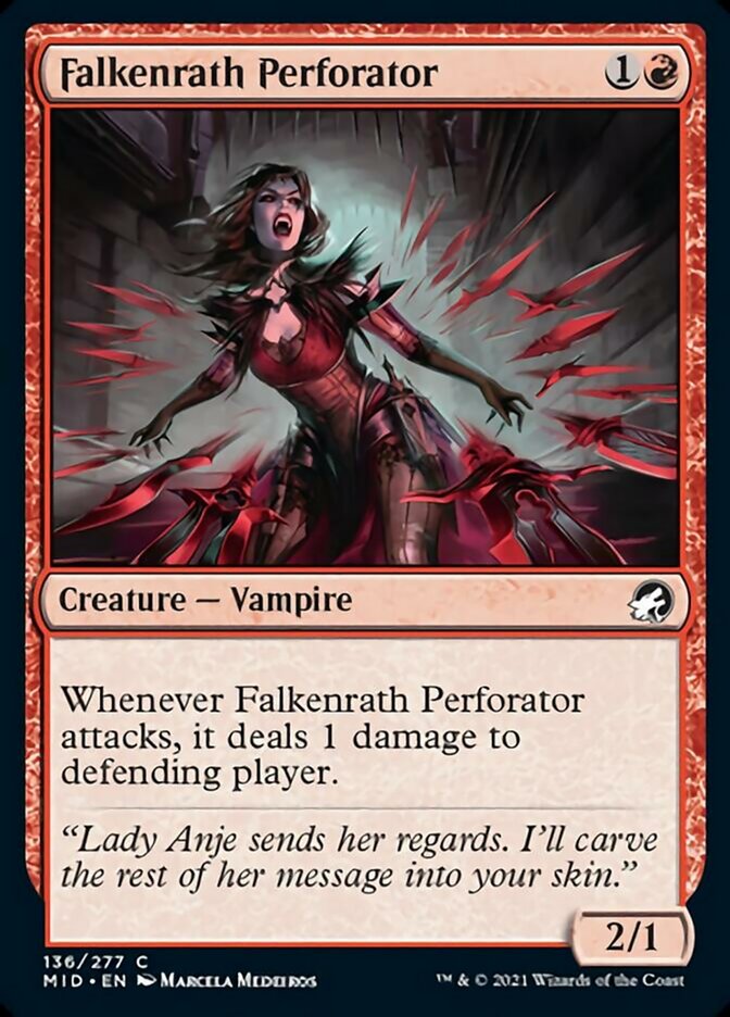 Falkenrath Perforator [Innistrad: Midnight Hunt] | Lots Moore NSW