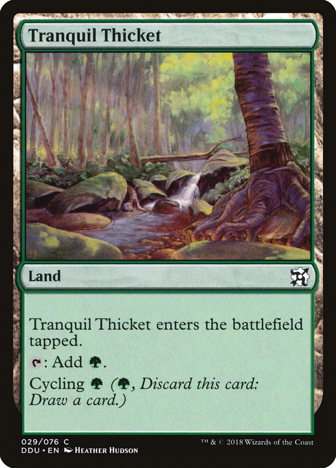Tranquil Thicket [Duel Decks: Elves vs. Inventors] | Lots Moore NSW