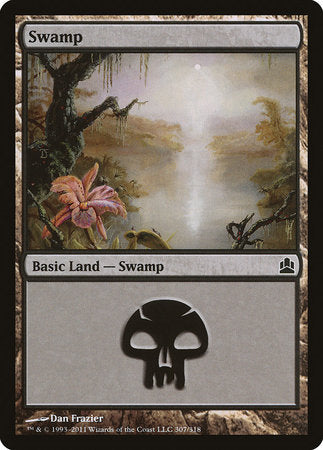 Swamp (307) [Commander 2011] | Lots Moore NSW