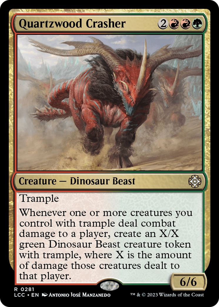 Quartzwood Crasher [The Lost Caverns of Ixalan Commander] | Lots Moore NSW