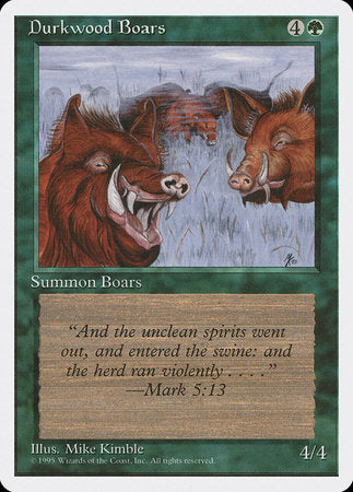 Durkwood Boars [Fourth Edition] | Lots Moore NSW