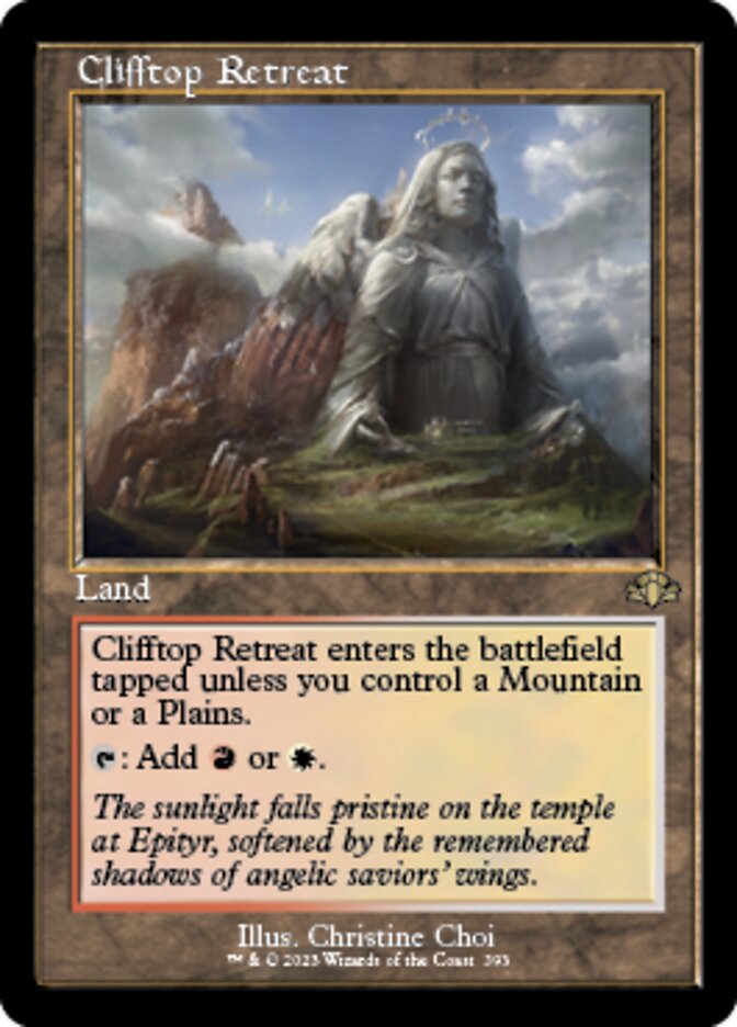 Clifftop Retreat (Retro) [Dominaria Remastered] | Lots Moore NSW