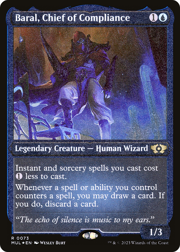 Baral, Chief of Compliance (Foil Etched) [Multiverse Legends] | Lots Moore NSW