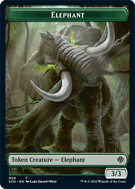 Elephant // Thopter Double-Sided Token [Starter Commander Decks] | Lots Moore NSW