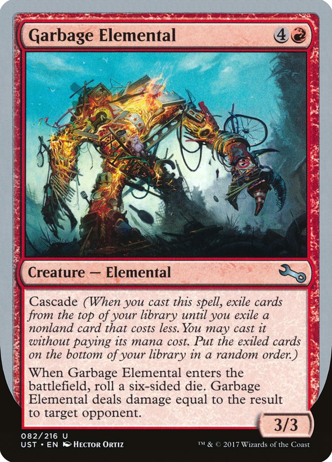 Garbage Elemental (3/3 Creature) [Unstable] | Lots Moore NSW