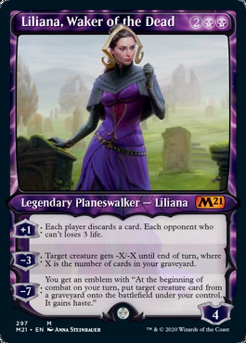 Liliana, Waker of the Dead (Showcase) [Core Set 2021] | Lots Moore NSW